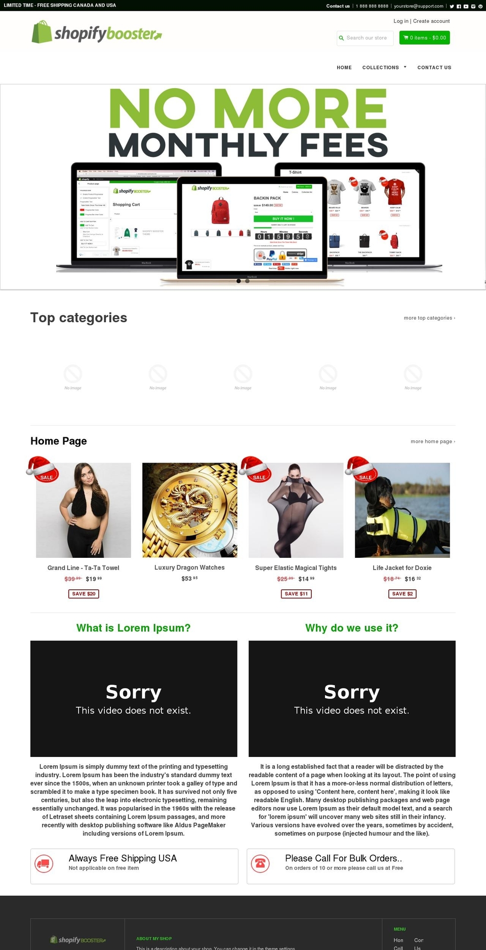 grandlinestore.com — Shopify storefront screenshot