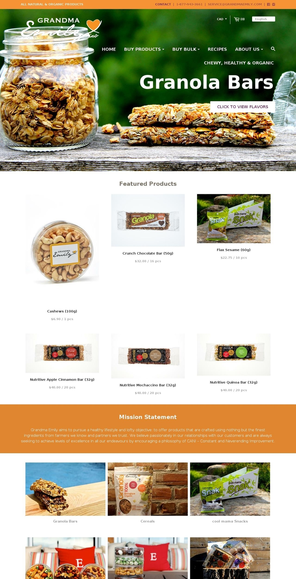 AREMM Design Shopify theme site example grandmaemily.com
