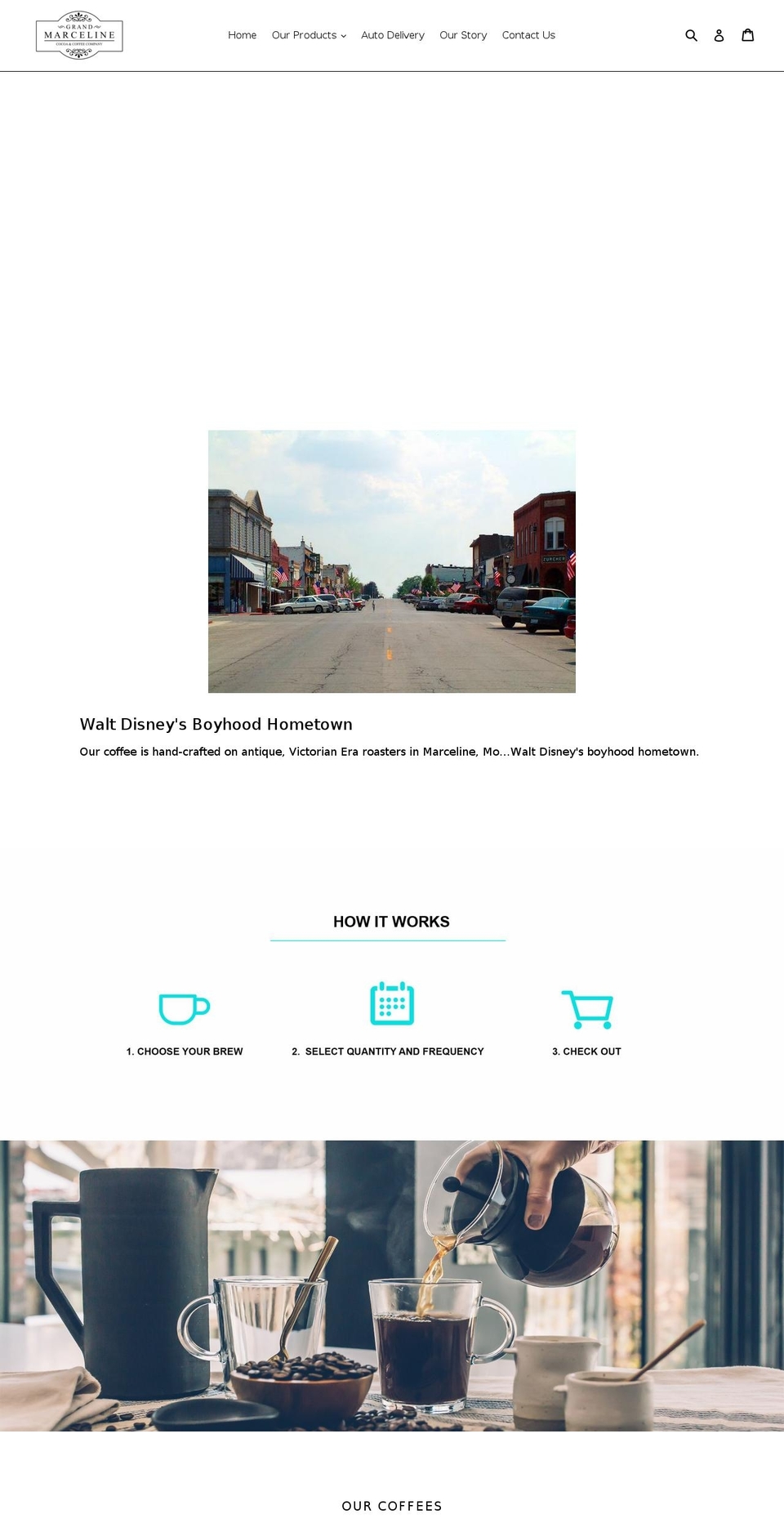 grandmarceline.com shopify website screenshot