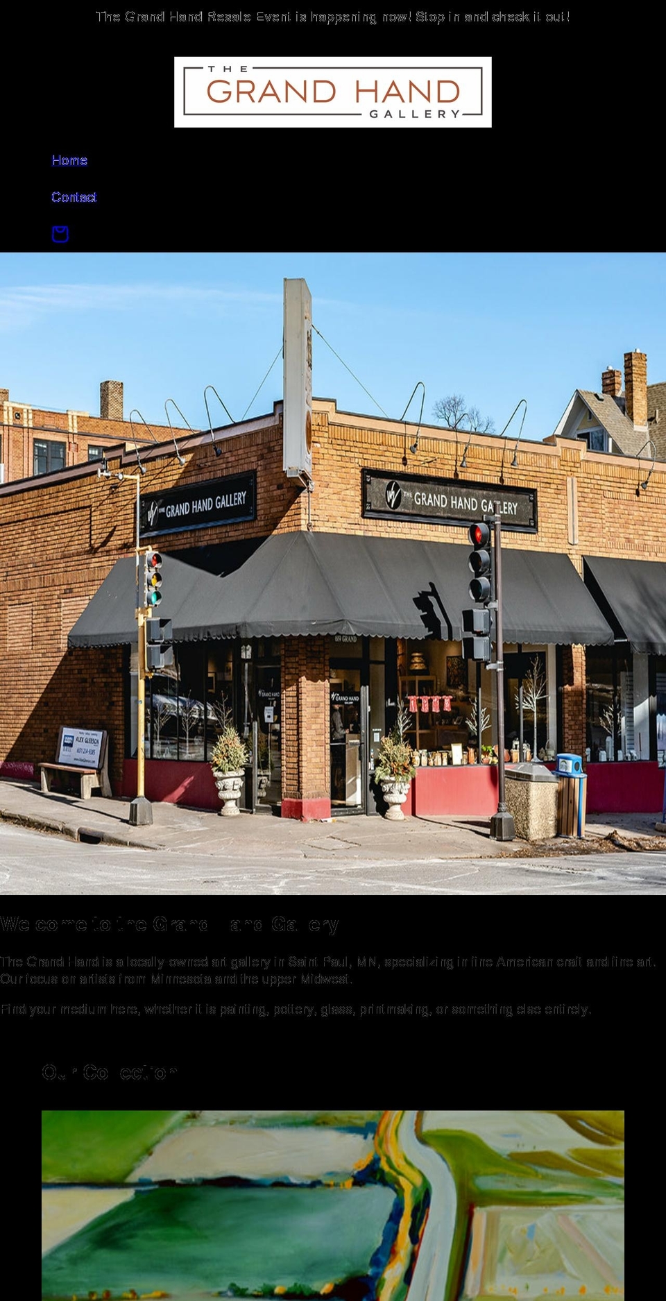 grandmicrogallery.com shopify website screenshot