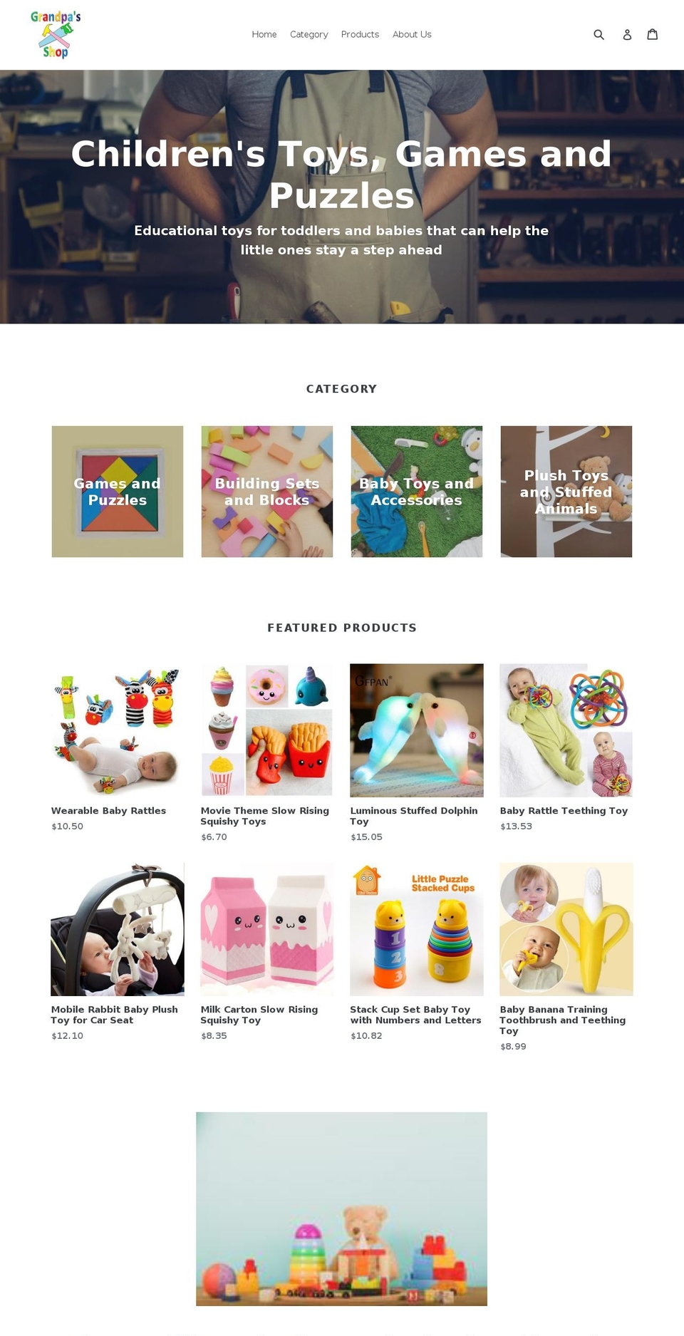 grandpasshop.com — Shopify storefront screenshot