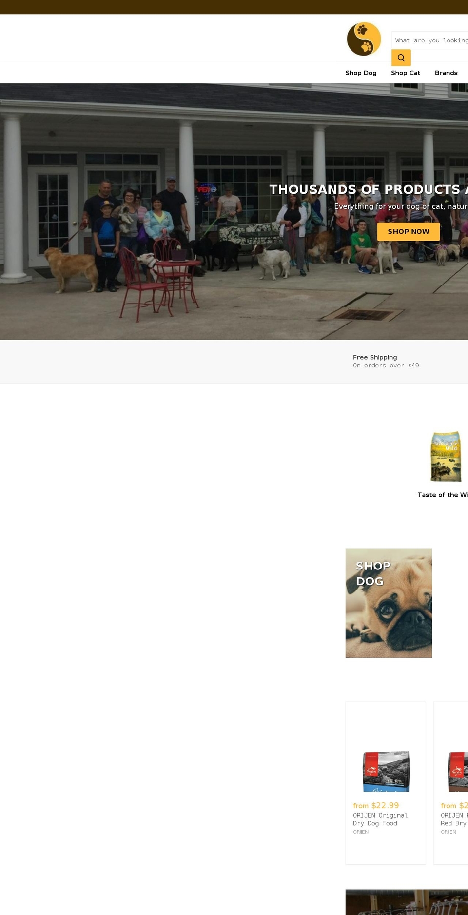 grandpawspet.com — Shopify storefront screenshot