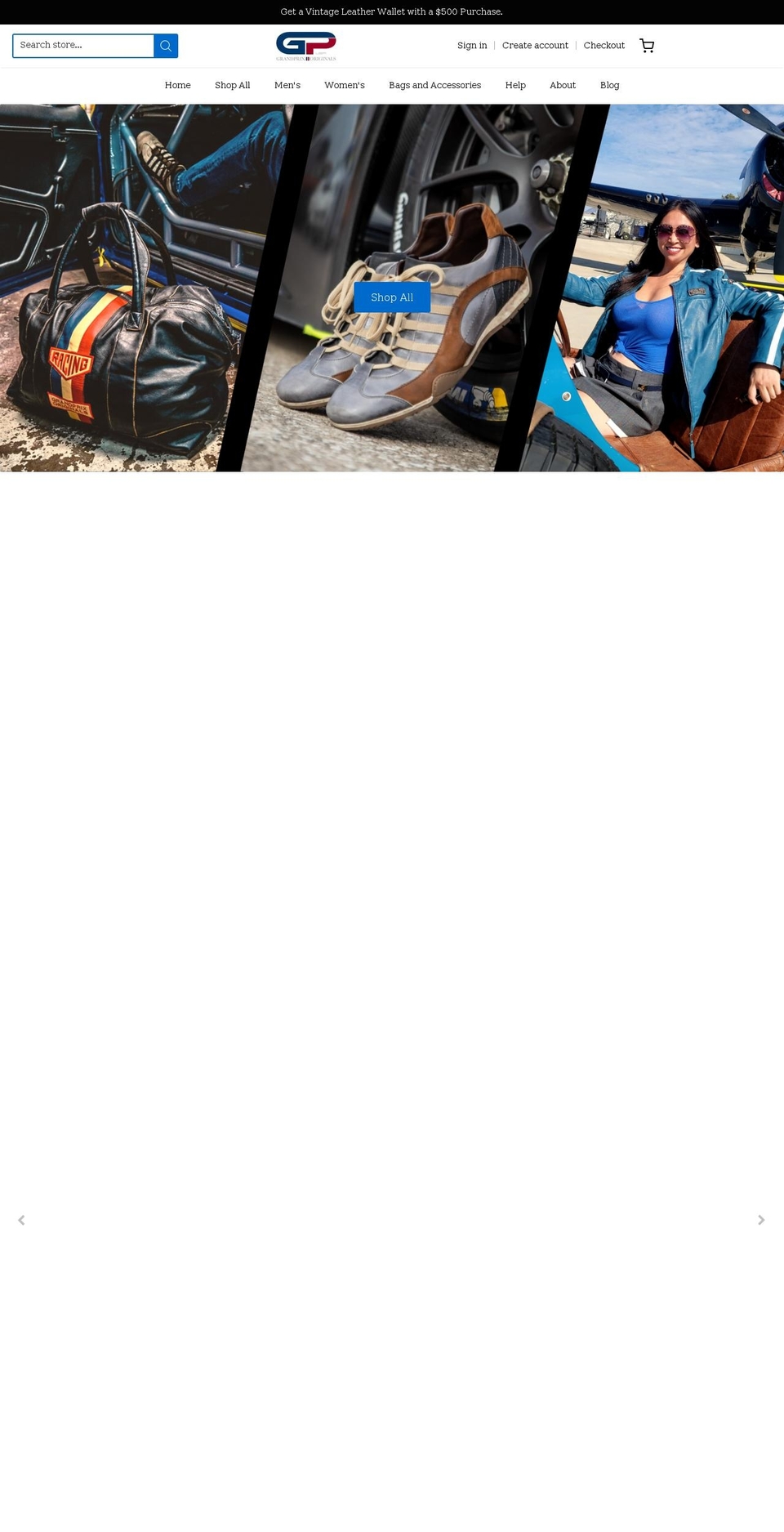 grandprixoriginalsusa.com shopify website screenshot