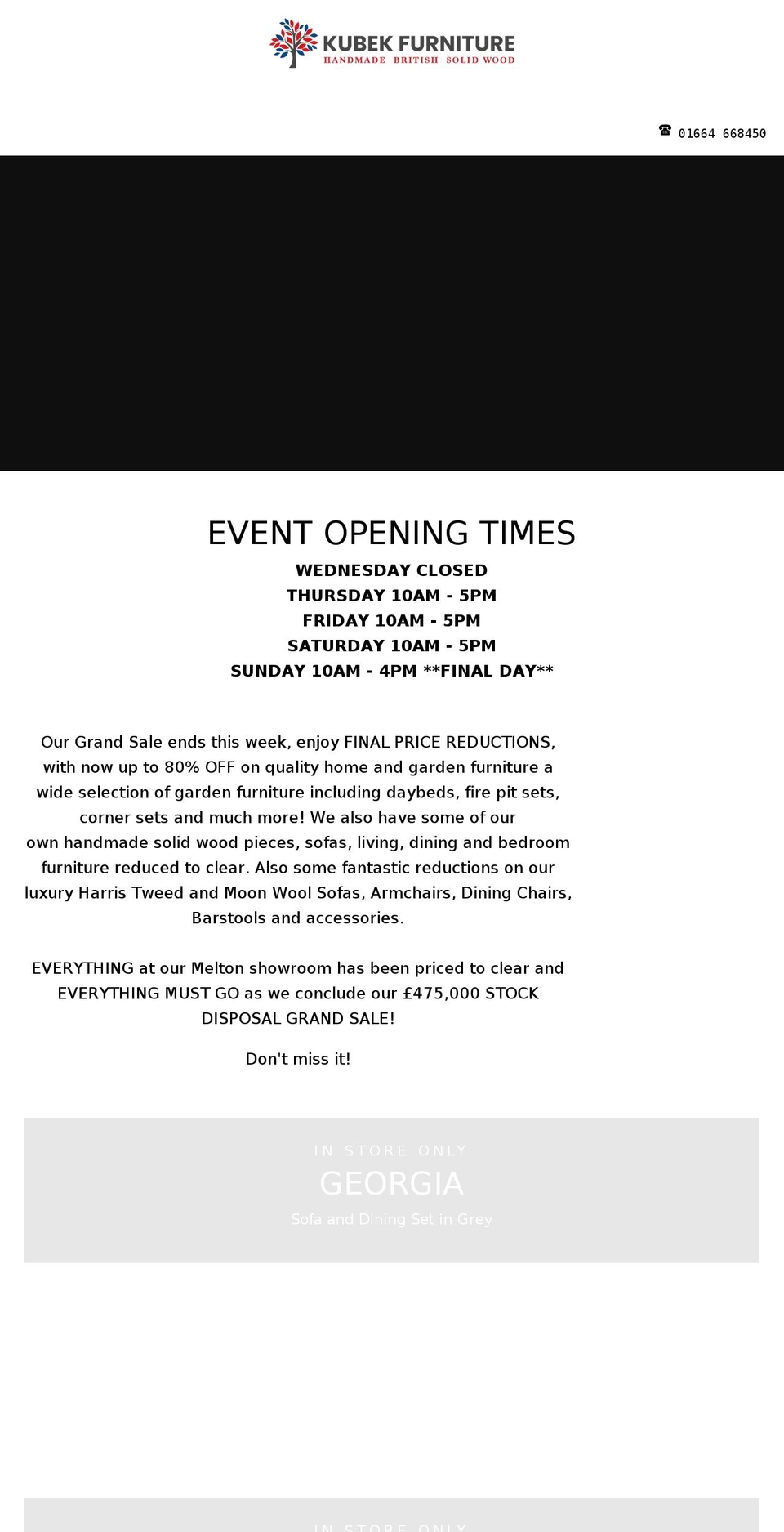 grandsalesevent.co.uk shopify website screenshot