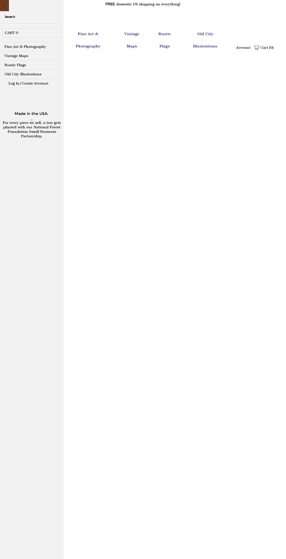 grandwoodwallart.com shopify website screenshot