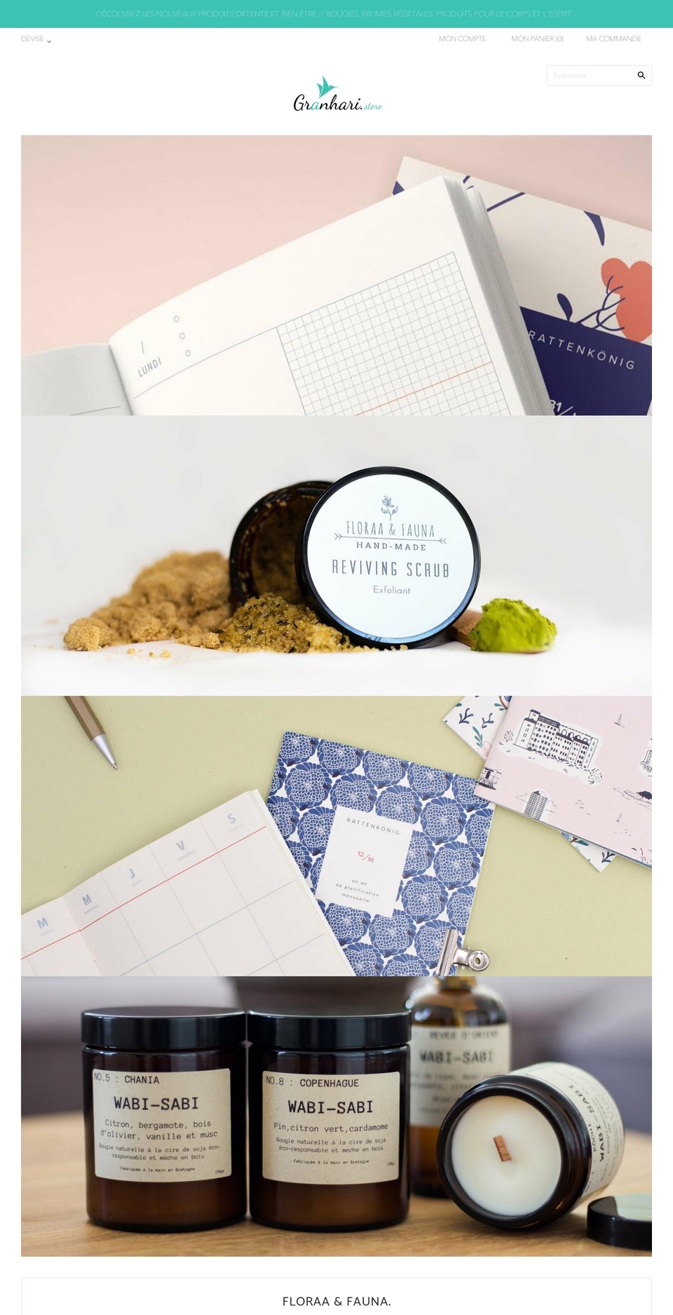 granhari-store.com shopify website screenshot