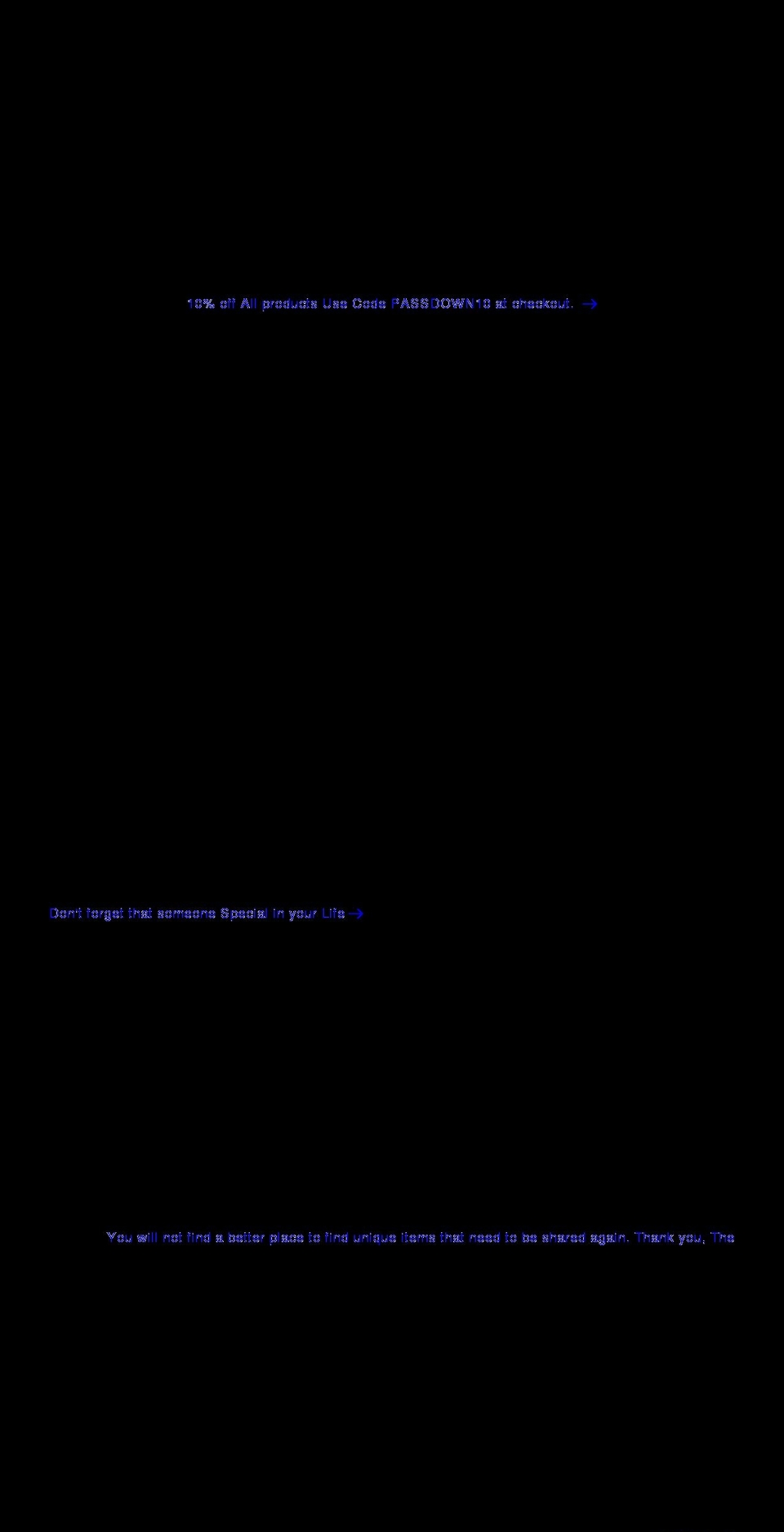 granniesgarage.com shopify website screenshot