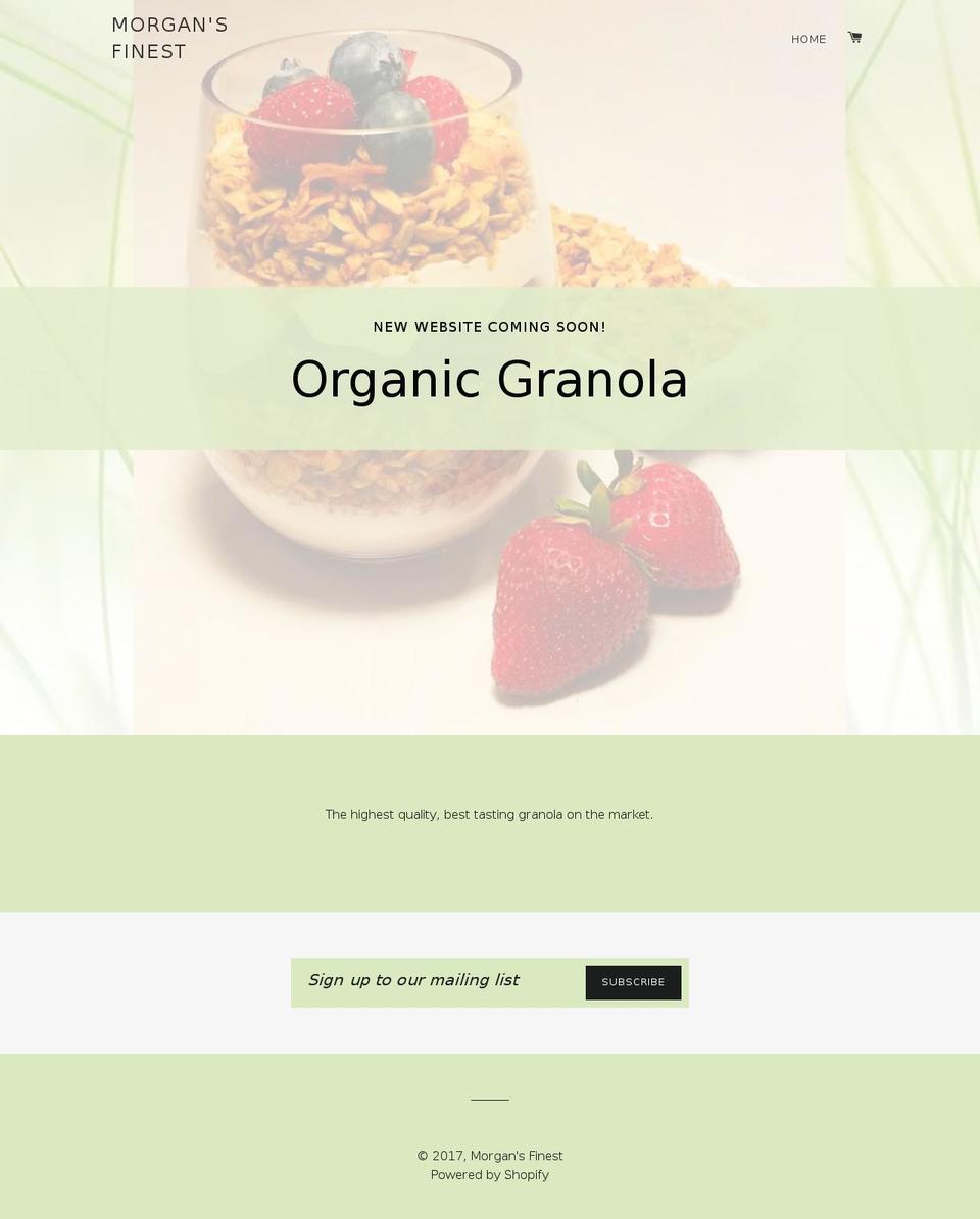 granolastore.com shopify website screenshot