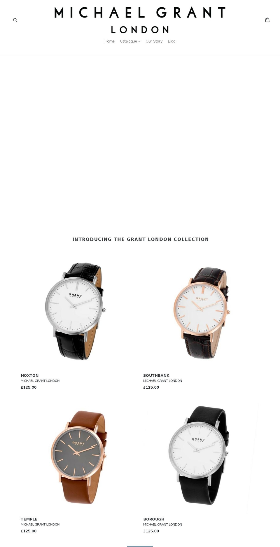 grantlondon.com shopify website screenshot