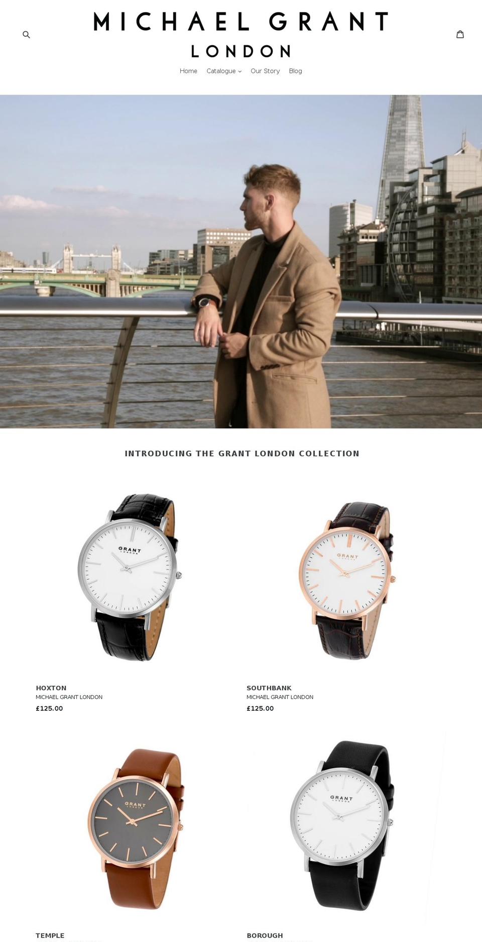 grantoflondon.com — Shopify storefront screenshot