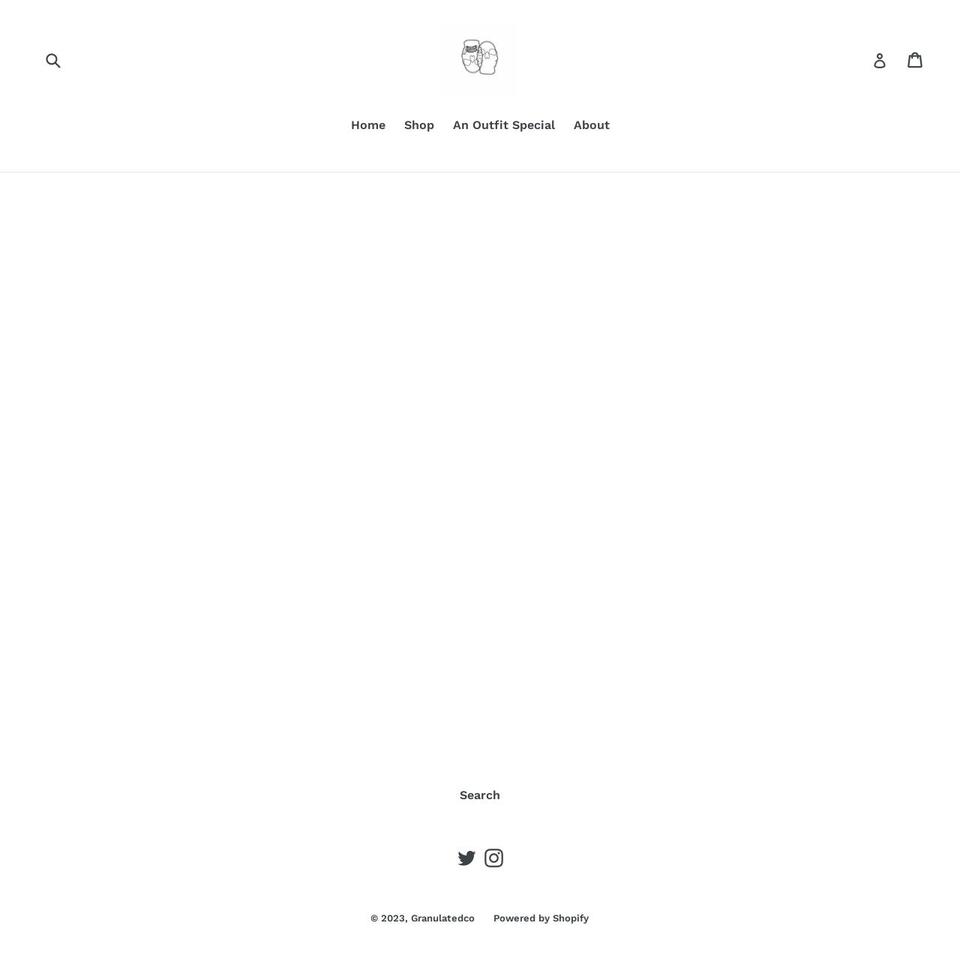 granulatedco.com shopify website screenshot
