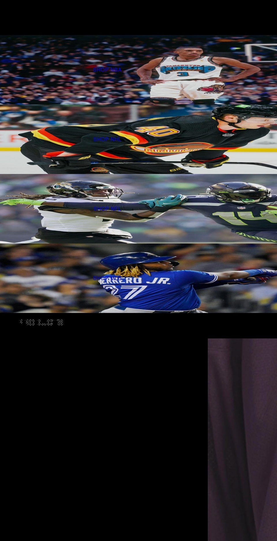 granvillesports.com shopify website screenshot