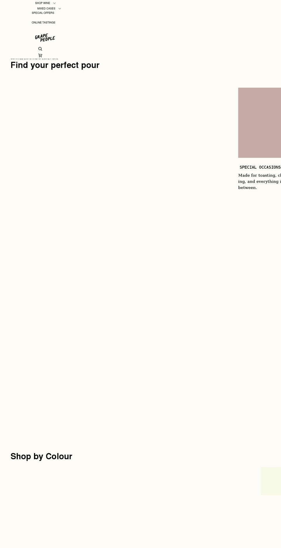 grape-people.com shopify website screenshot
