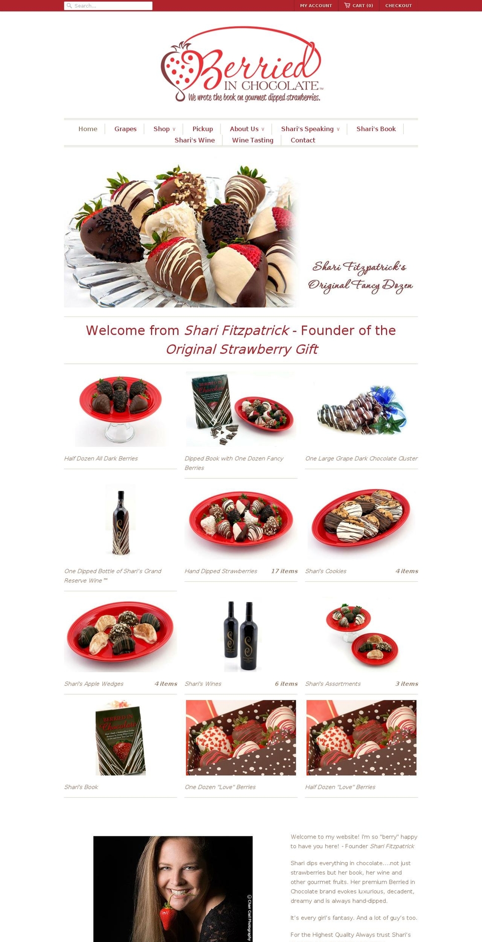 berried-in-chocolate Shopify theme site example grapefulgrapes.com