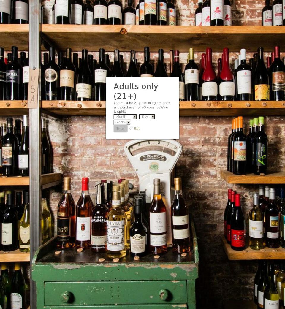 grapeshotnyc.com shopify website screenshot