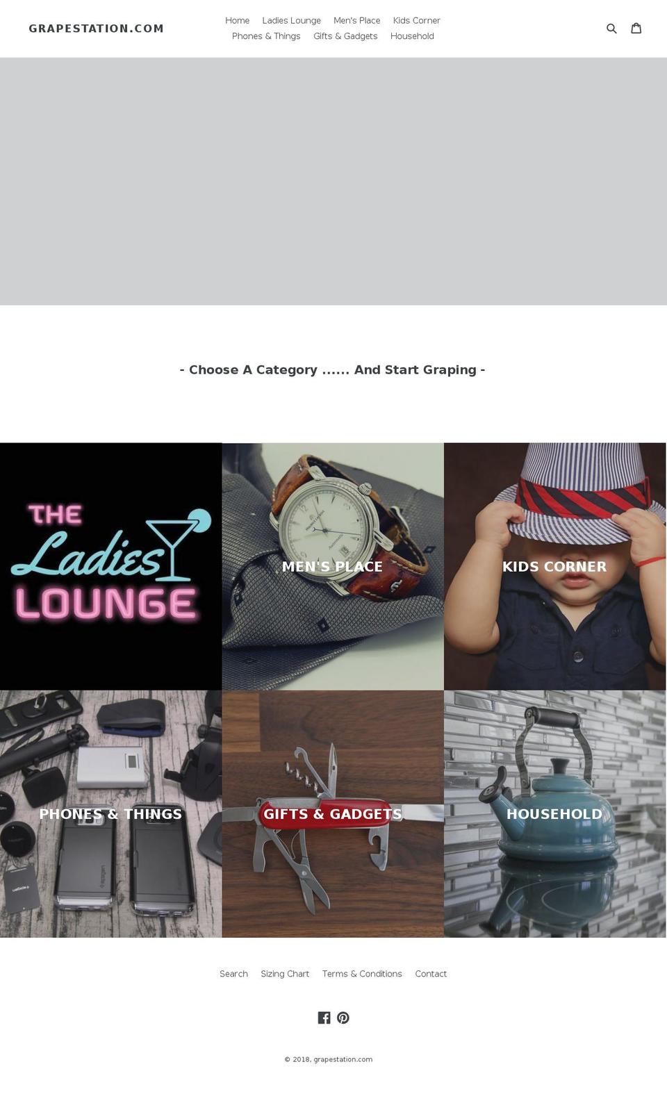 grapestation.com shopify website screenshot