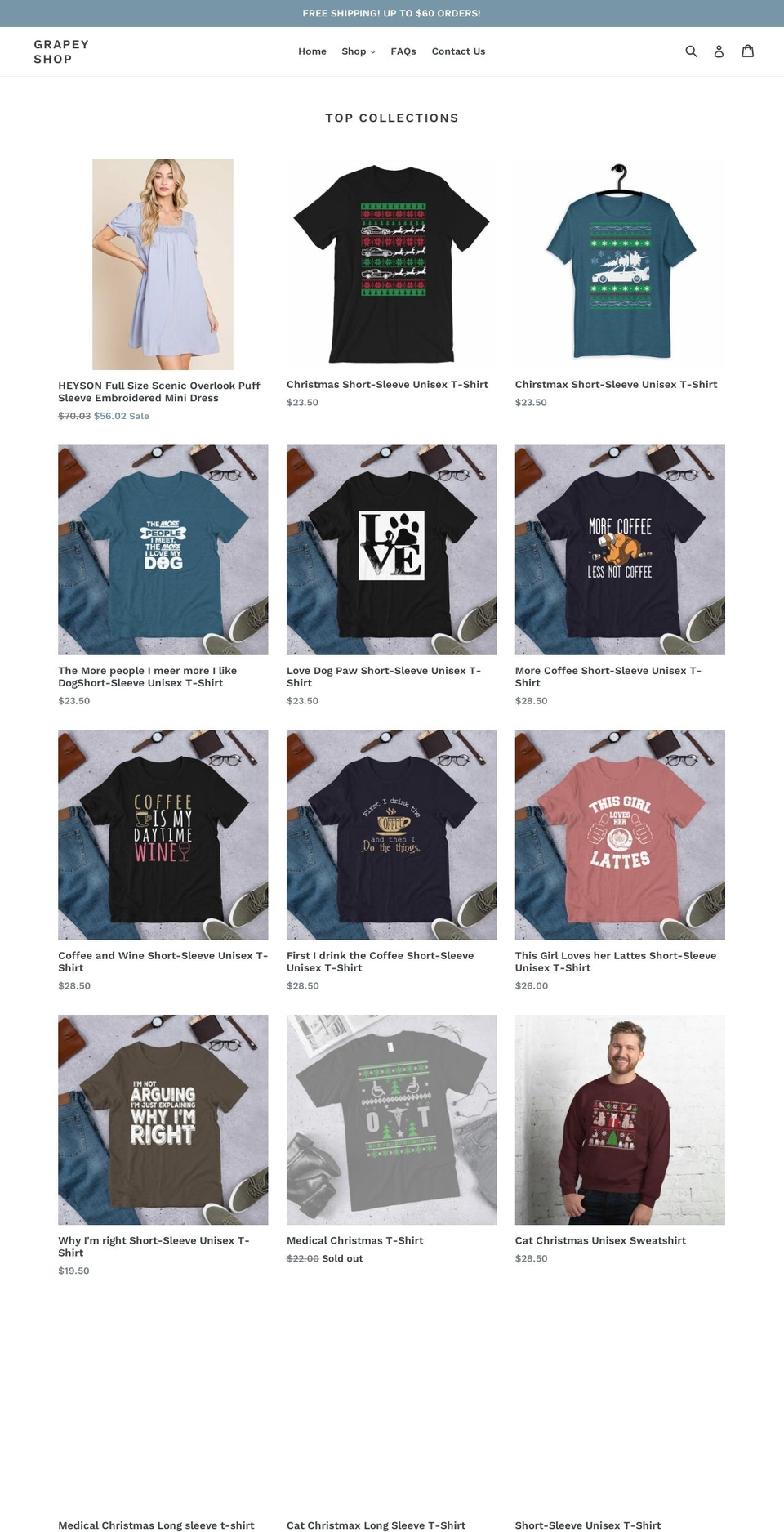 grapeyshop.com shopify website screenshot