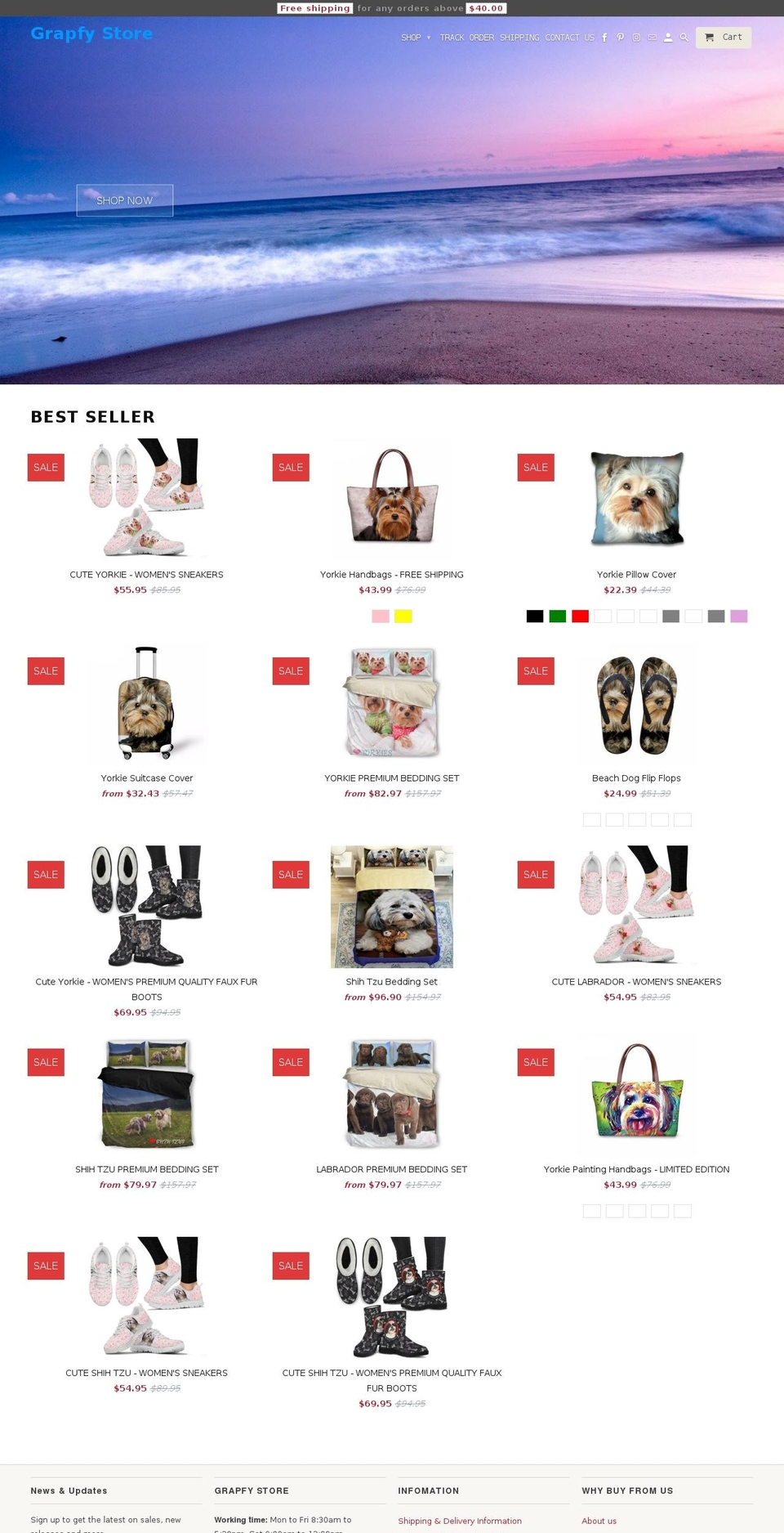 grapfy.com shopify website screenshot