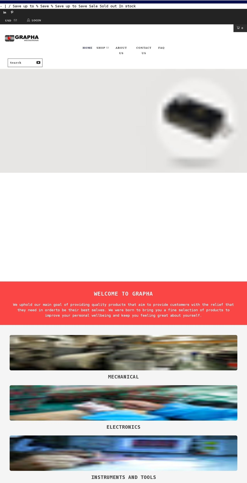 grapha.com shopify website screenshot