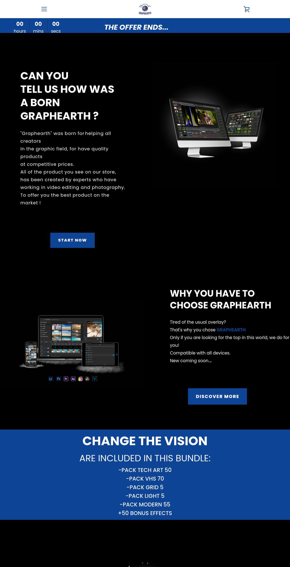 graphearth.com shopify website screenshot