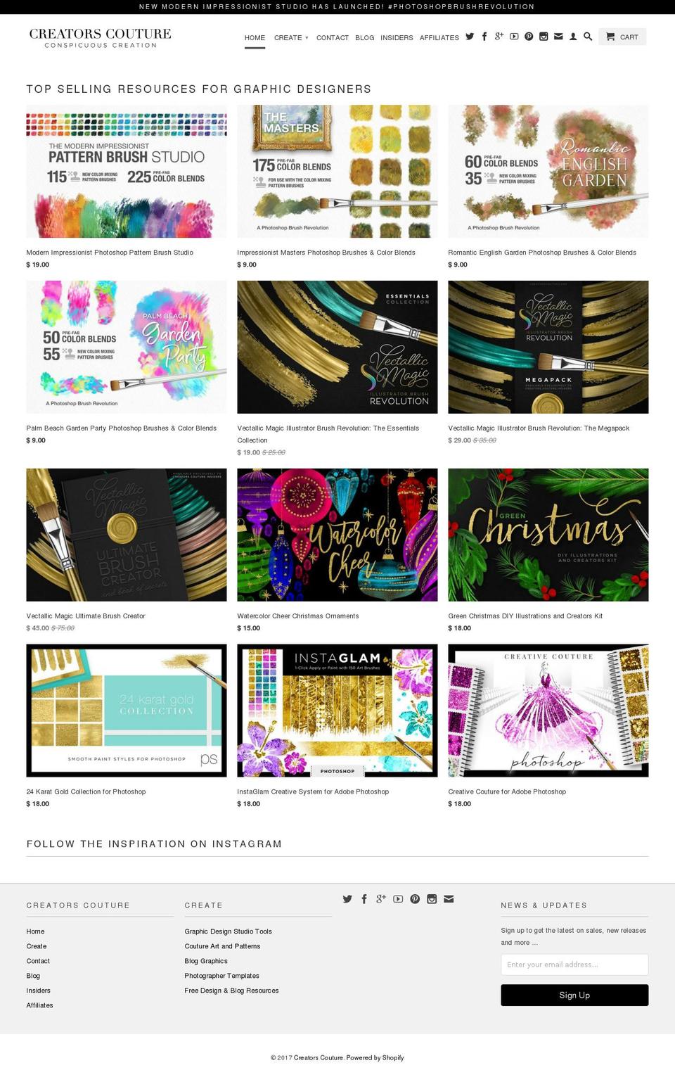 just creators goods-December-15-2016 Shopify theme site example graphicdesignbox.com