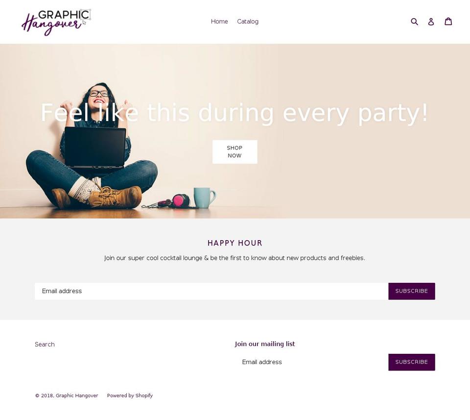 graphichangover.com — Shopify storefront screenshot