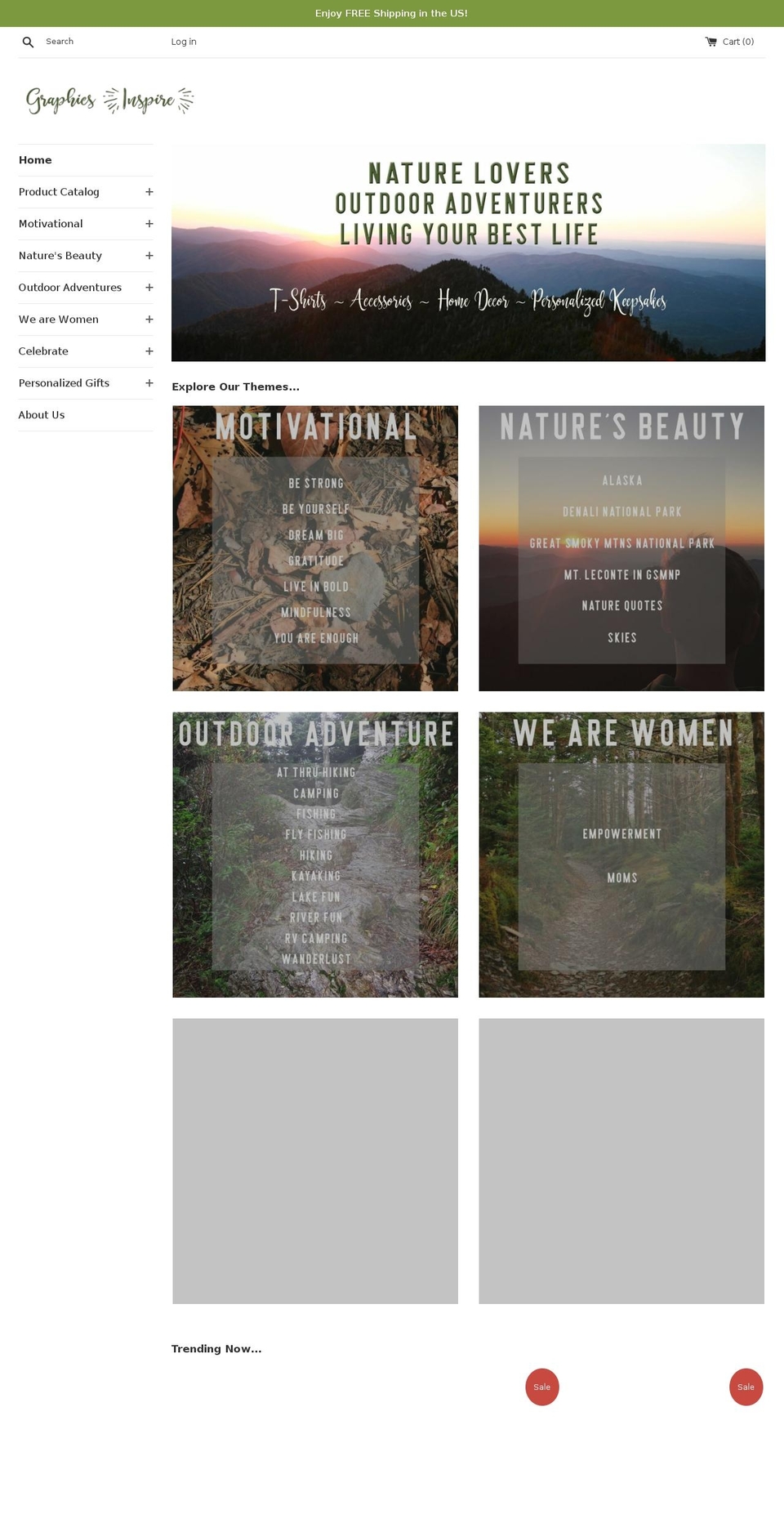 graphicsinspire.com — Shopify storefront screenshot