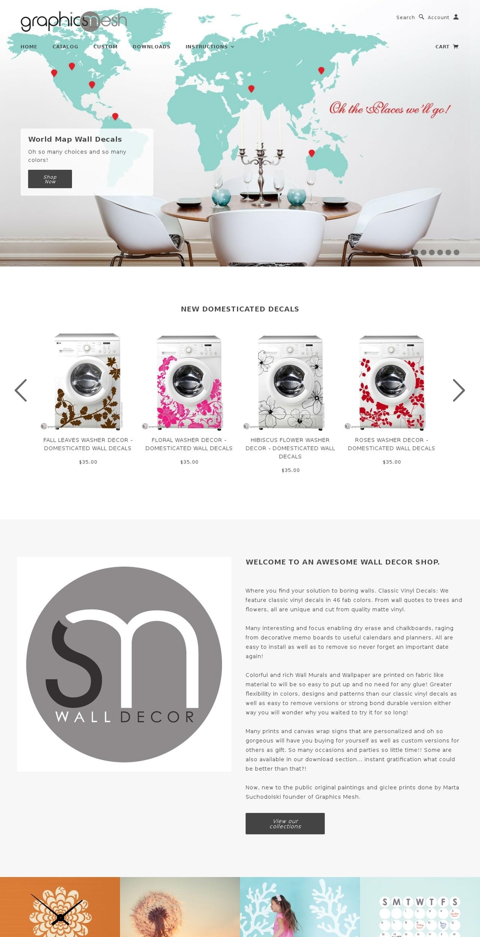 graphicsmesh.com shopify website screenshot