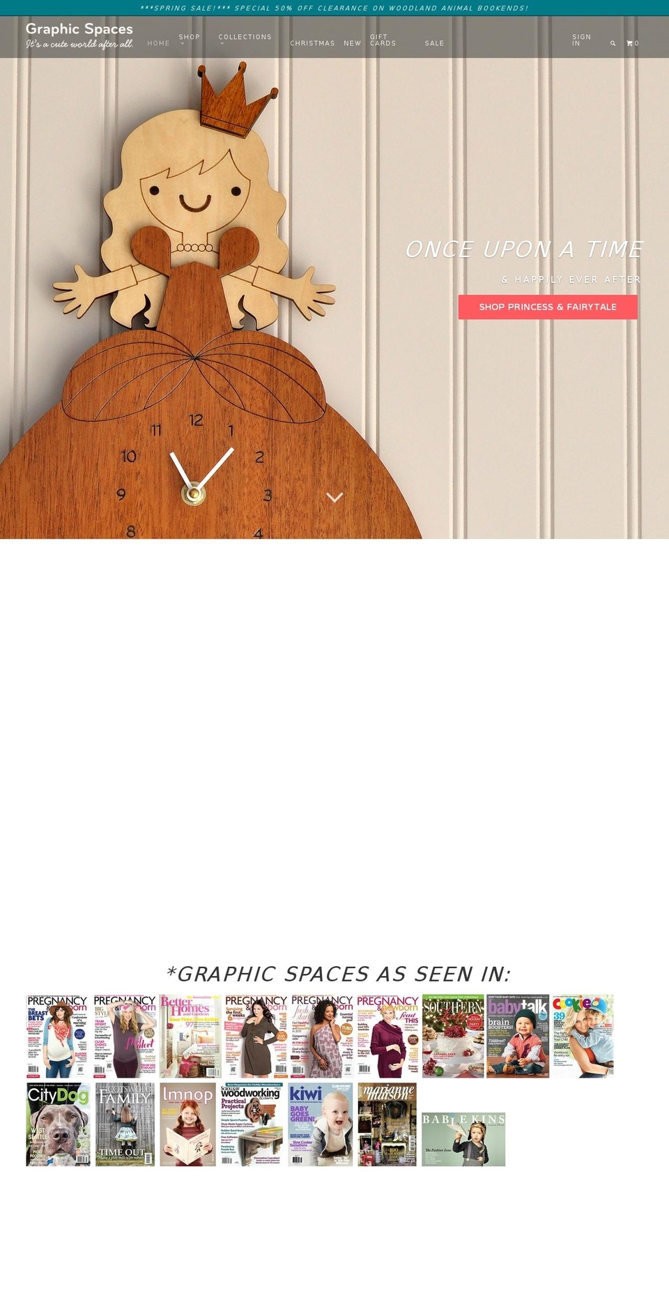 graphicspaces.org shopify website screenshot