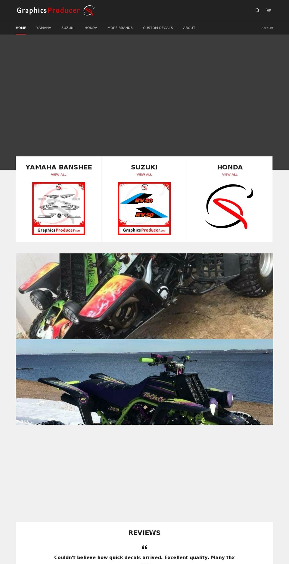 graphicsproducer.com — Shopify storefront screenshot