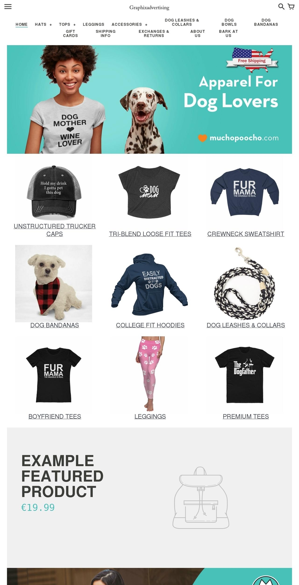 graphixadvertising.com shopify website screenshot