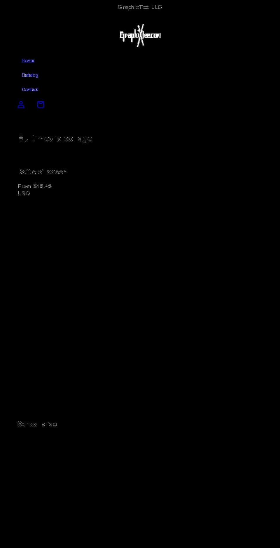 graphixtee.com shopify website screenshot