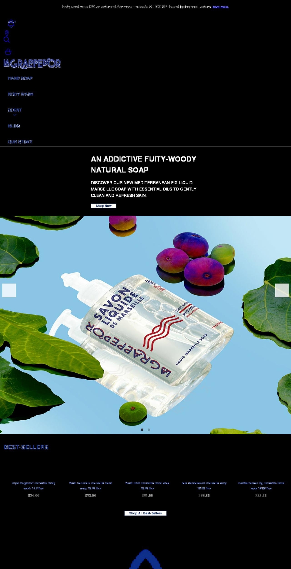 grappedor.com shopify website screenshot