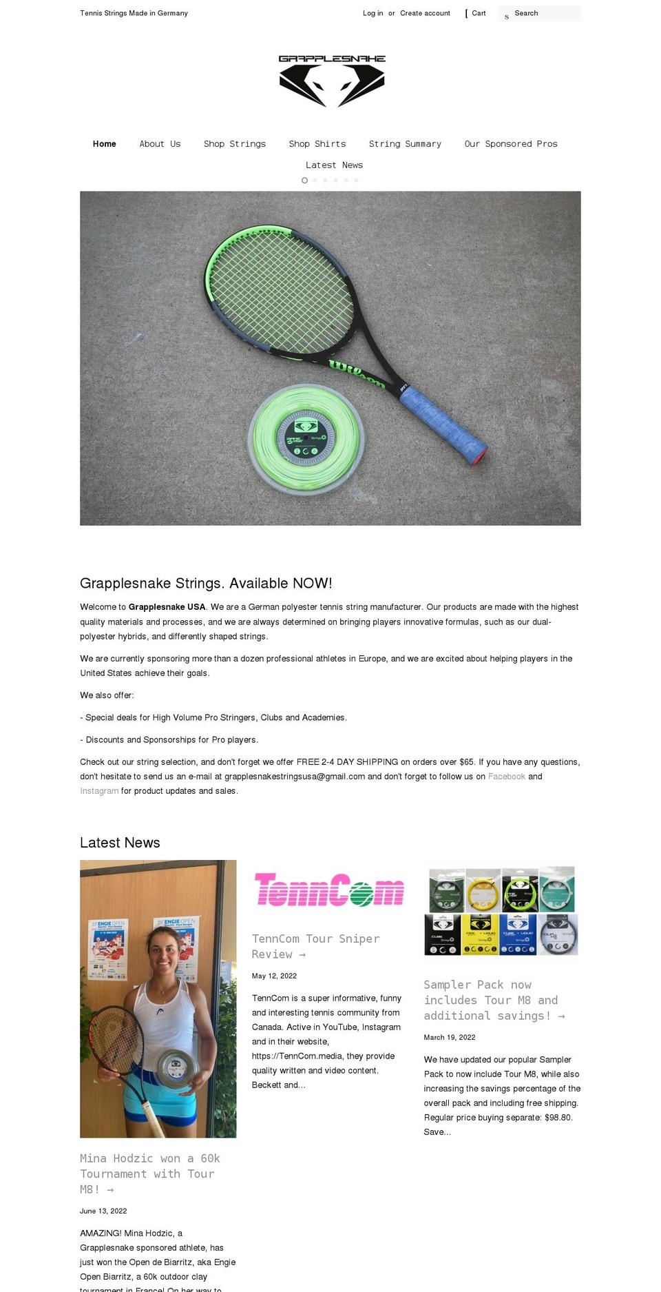 grapplesnakeusa.com shopify website screenshot