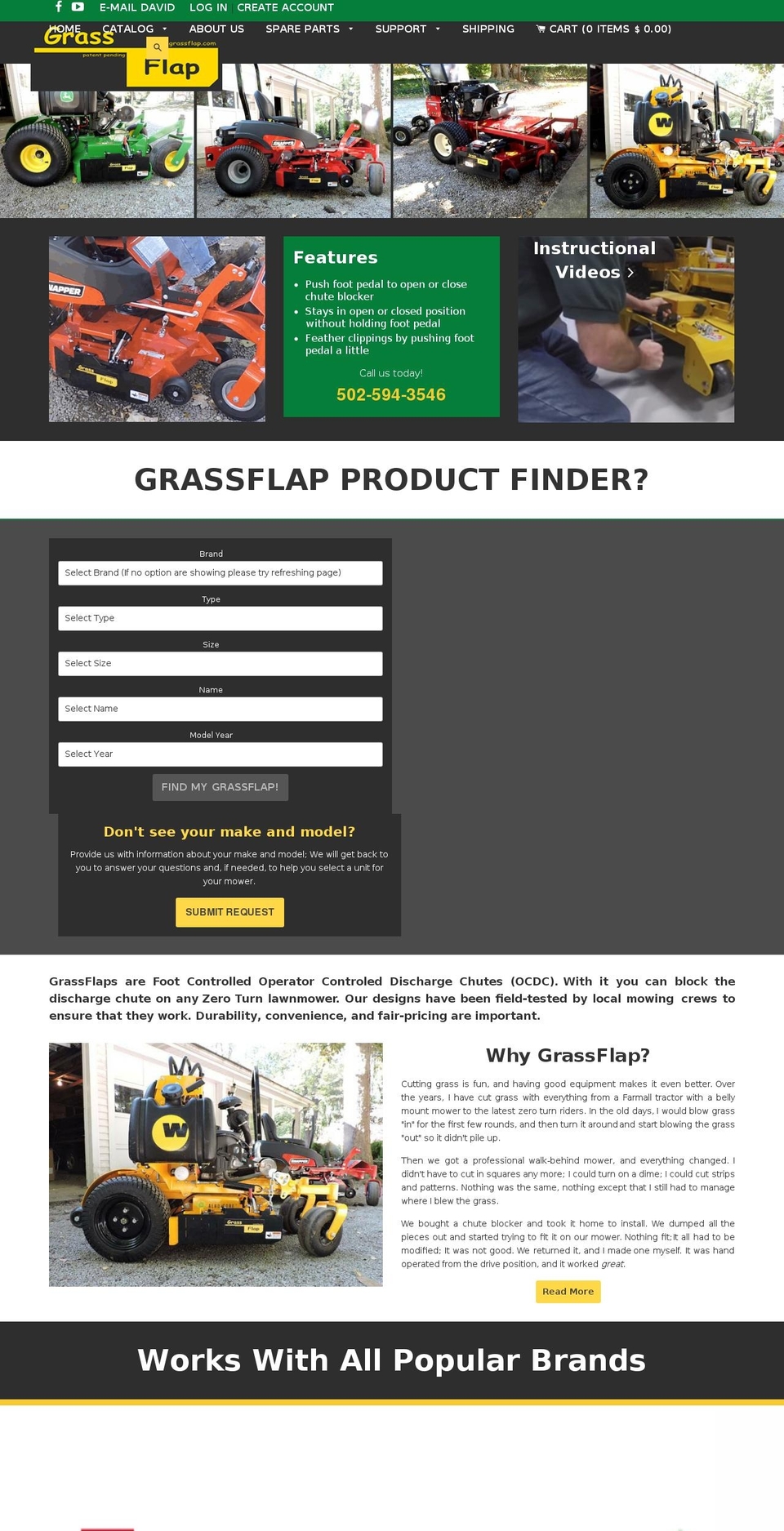 grassflap.myshopify.com shopify website screenshot