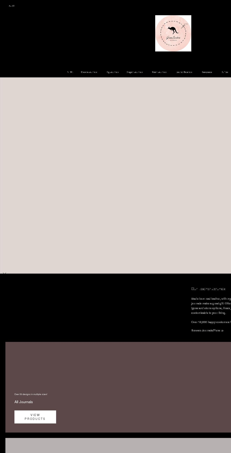 grasslander.com shopify website screenshot