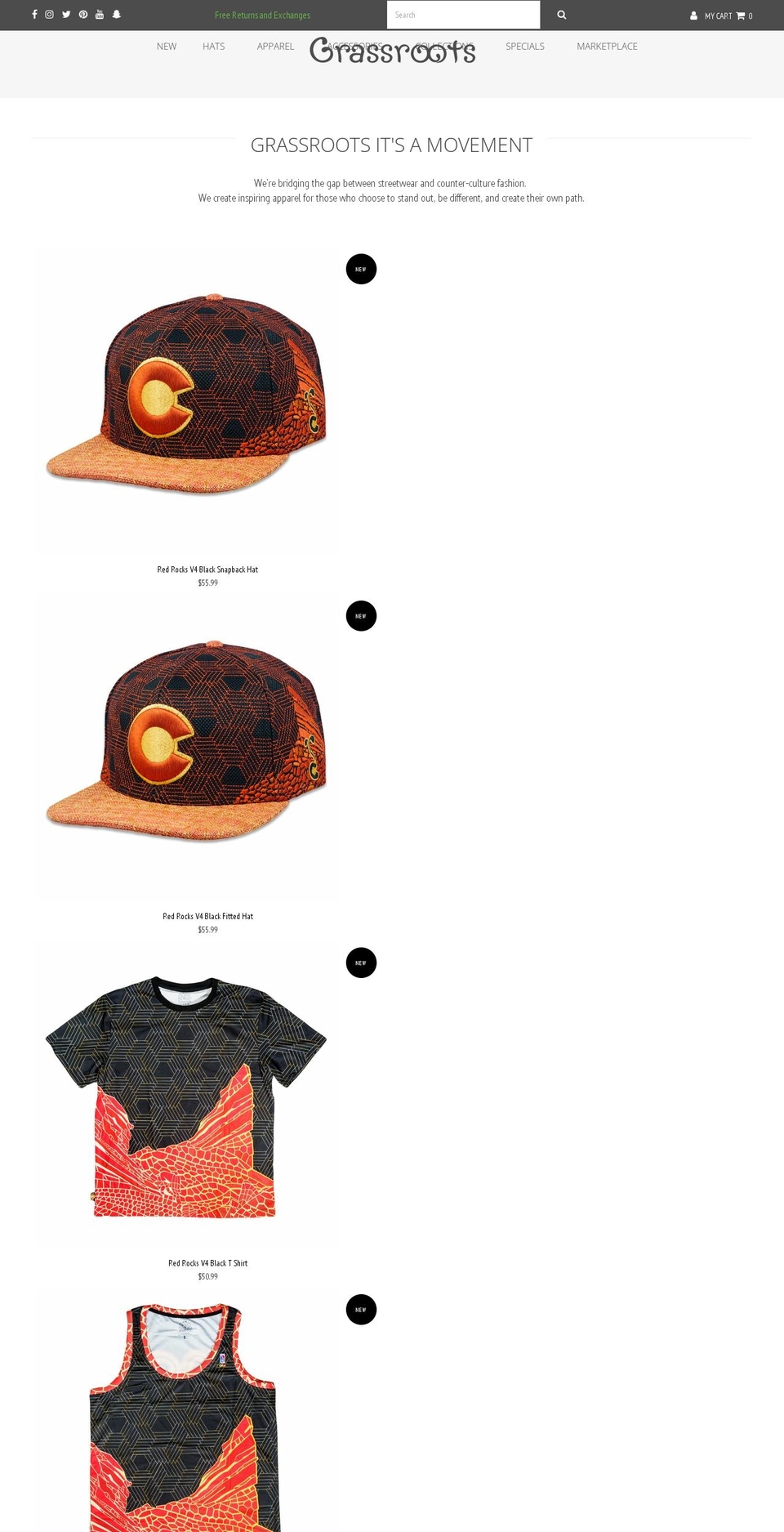 grassrootsaustralia.com — Shopify storefront screenshot