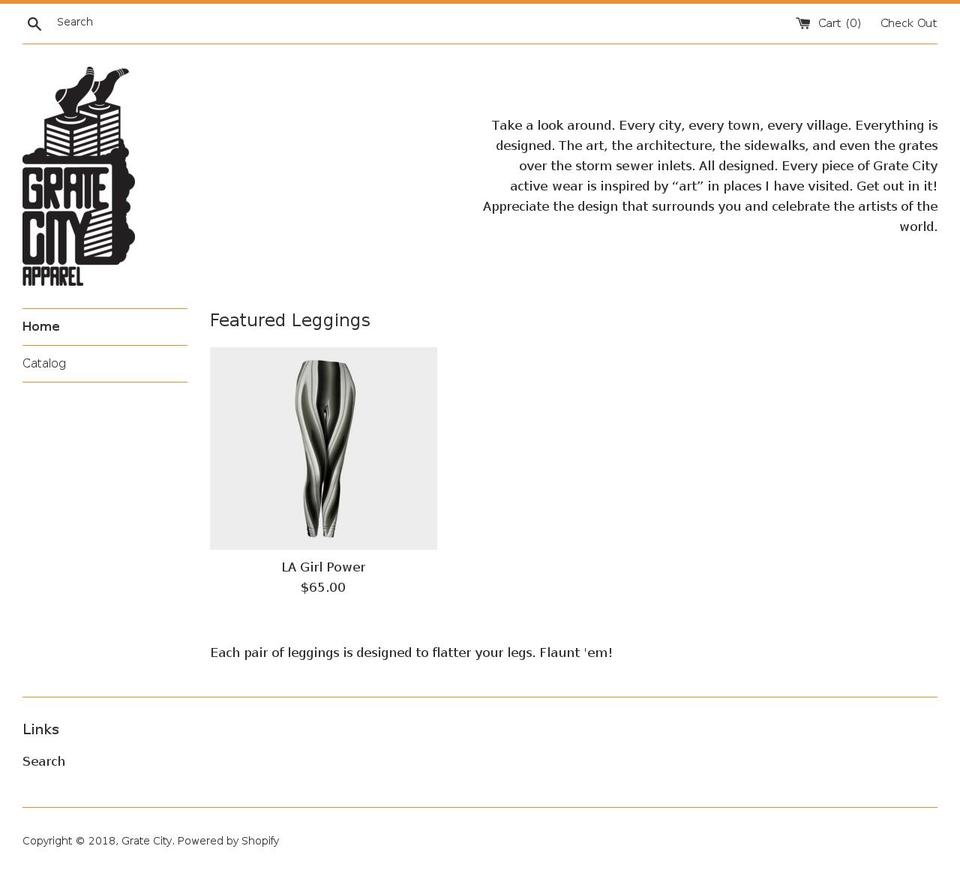 gratecity.com — Shopify storefront screenshot