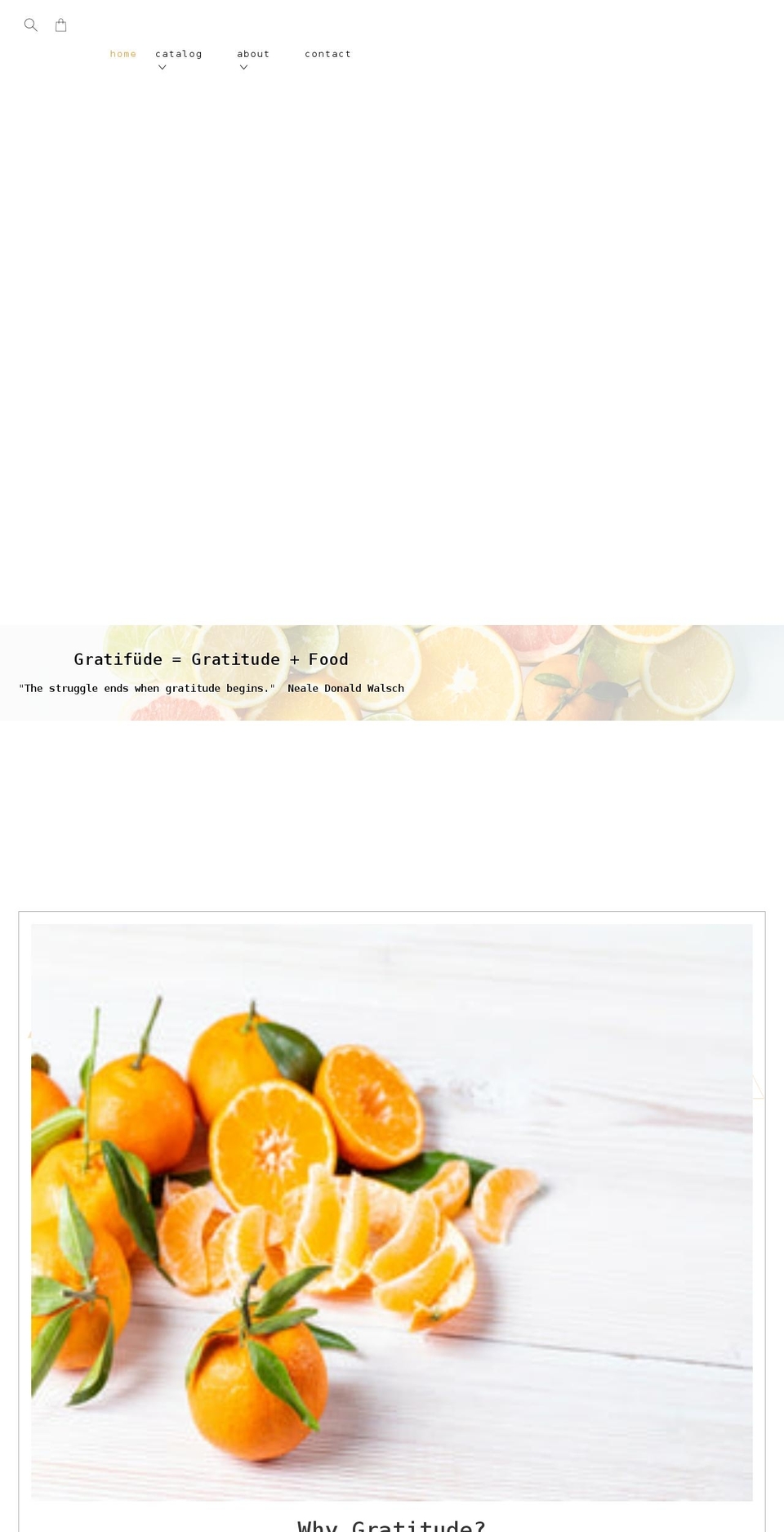 gratifude.com shopify website screenshot