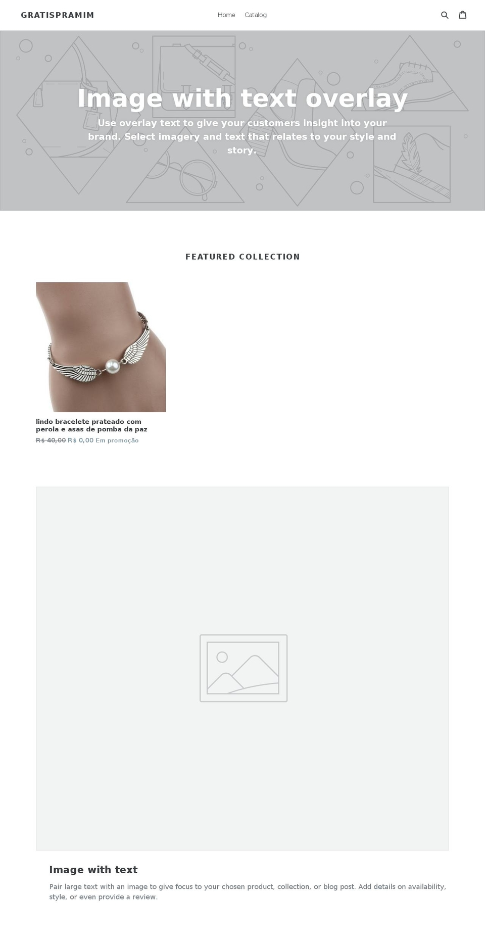 gratispramim.com shopify website screenshot