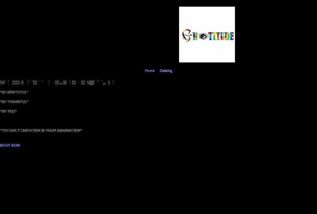 gratitudeapparel.net shopify website screenshot