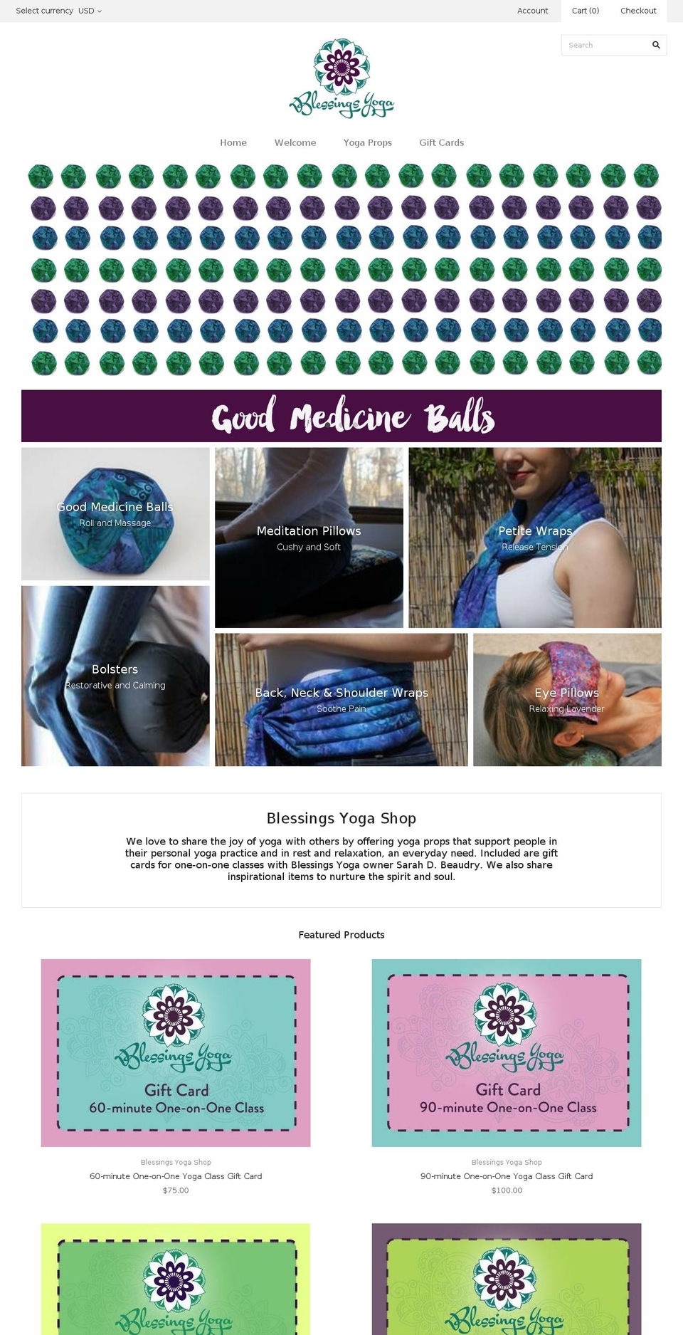 gratitudeblossoms.com — Shopify storefront screenshot