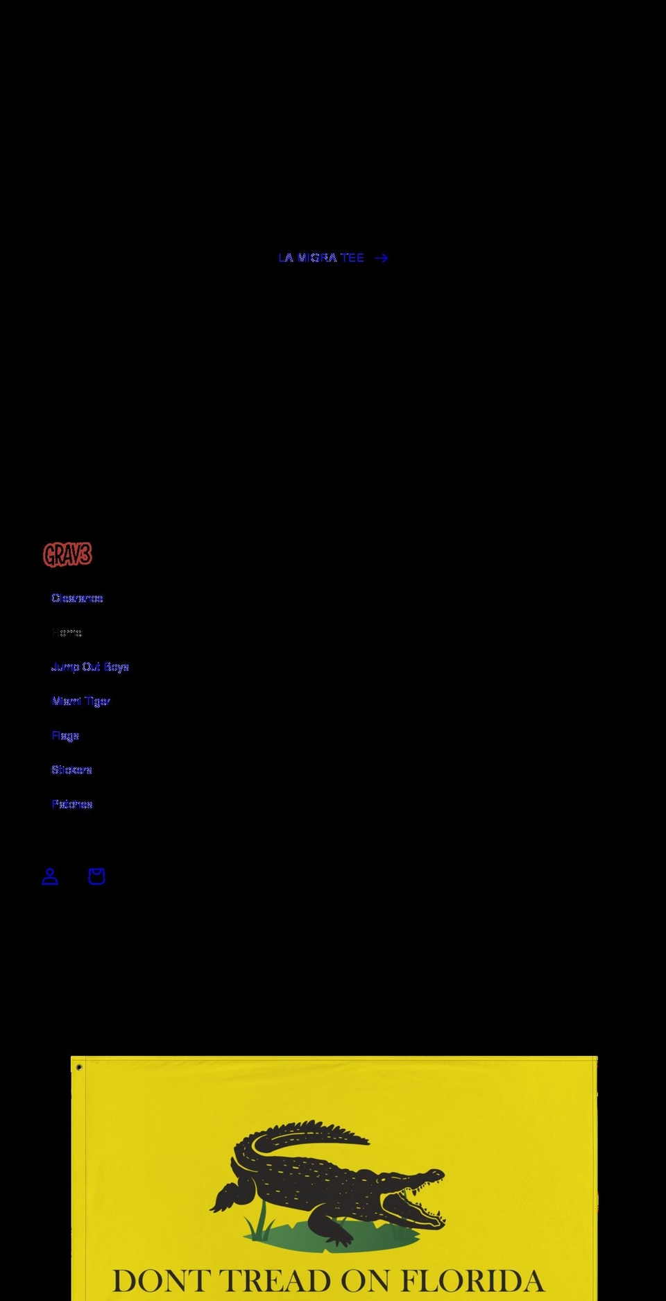 grav3.com shopify website screenshot