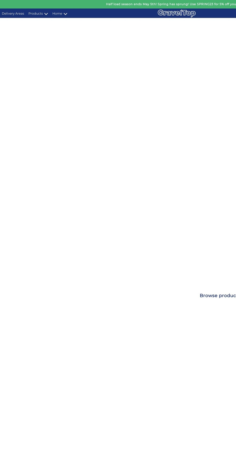 graveltop.com shopify website screenshot