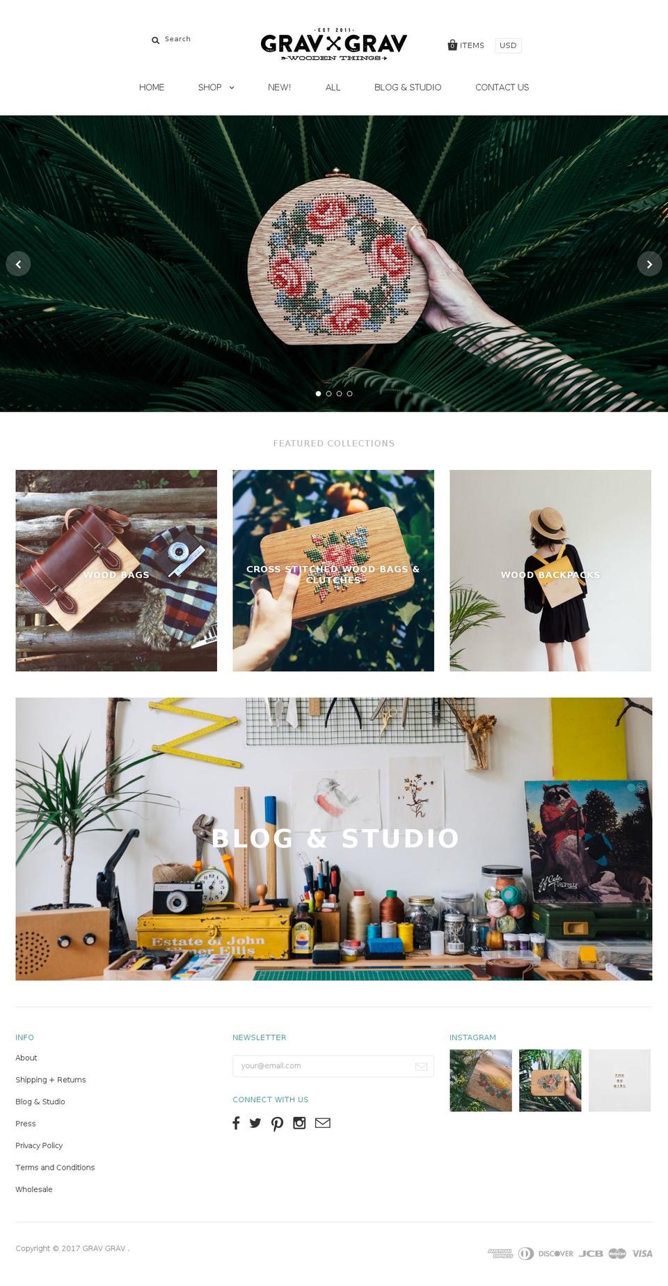 gravgrav.com shopify website screenshot