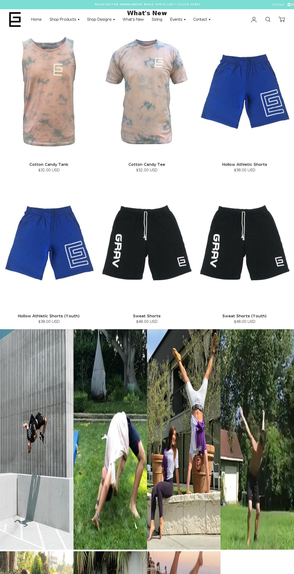 gravitatedequations.com — Shopify storefront screenshot