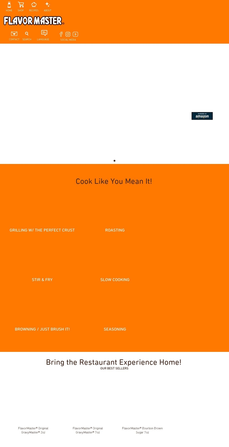 gravymaster.com shopify website screenshot