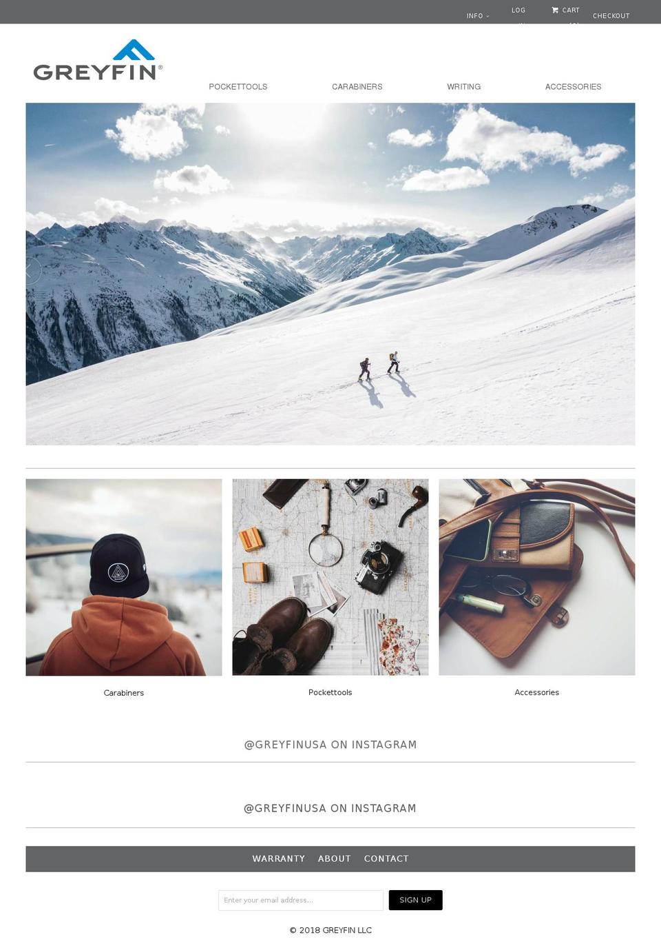 grayfin.com — Shopify storefront screenshot