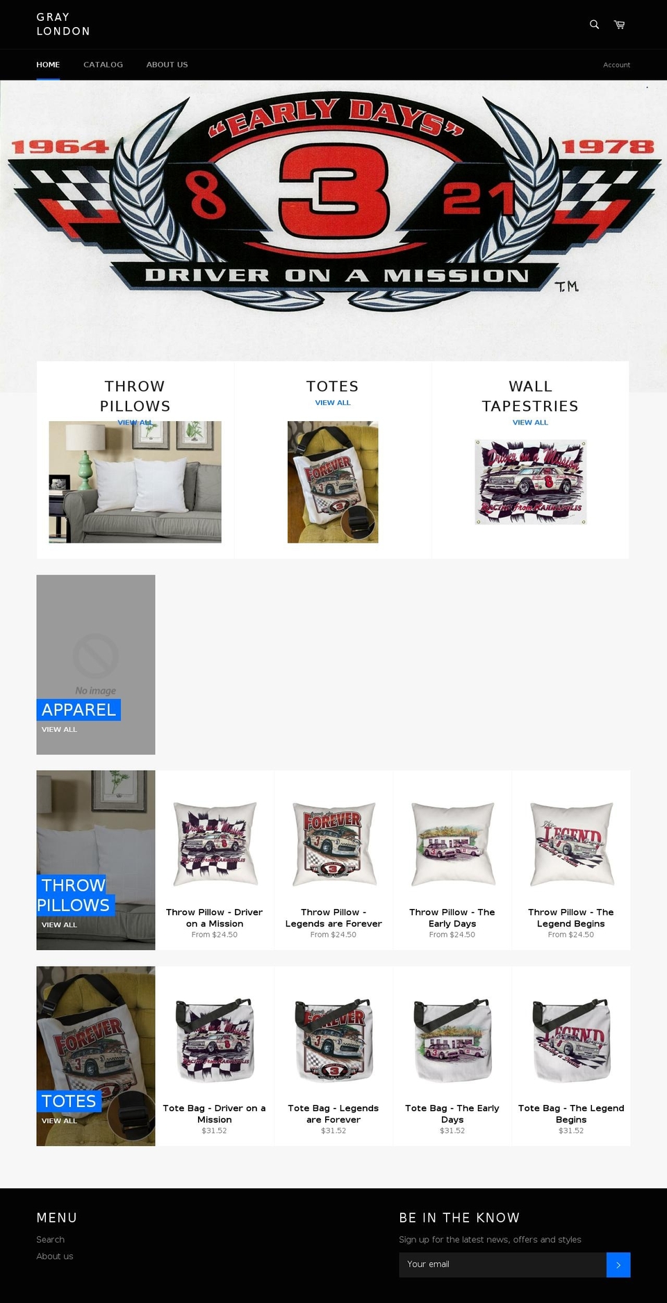 graylondon.com shopify website screenshot
