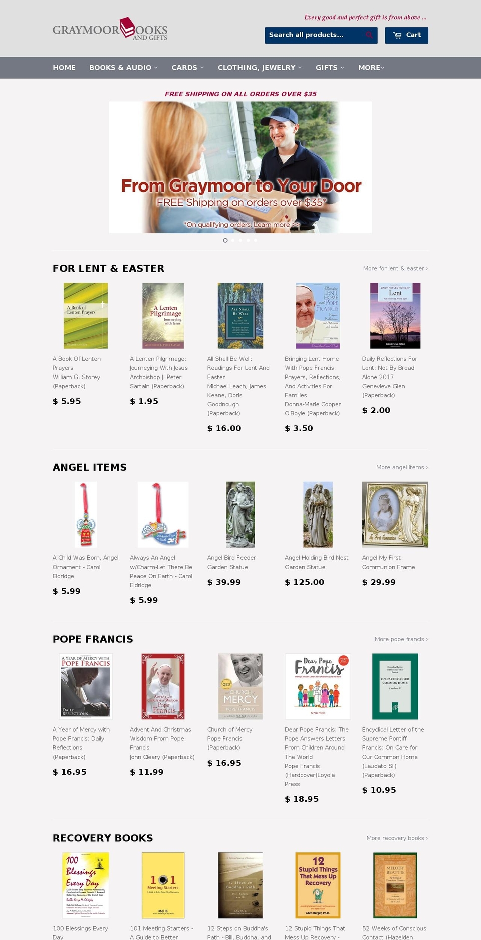 graymoorbooks.com shopify website screenshot